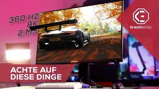 DARAUF solltest du beim KAUF EINES GAMING MONITORS achten! GIGABYTE M32U 4K 144 Hz