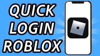 How to do the quick login on Roblox mobile (FULL GUIDE)