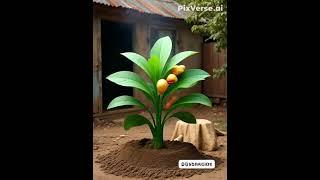 The big pigeon planted a guava tree and watered it, then the farmer ate the fruit#ai #Pigeon