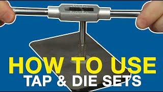 Repairing Stripped Nuts and Bolts: How To Use Tap and Die Sets | Eastwood