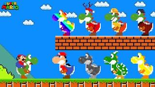 Super Mario Bros. but there are MORE Custom Yoshi