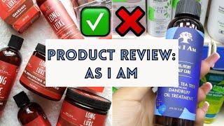 REVIEWING AS I AM PRODUCTS FOR CURLY HAIR | PRODUCT REVIEW | Kekekurly