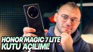 Pili bitmeyen telefon yapmışlar! Honor Magic 7 Lite kutu açılımı!