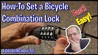 How To Set An OnGuard Bike Lock Combination