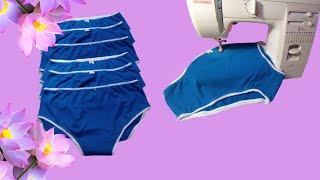 6 panties that you will like IN 1 HOUR. It is easy to sew underwear in this way