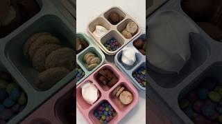 Healthy Dessert Lunchables  #asmr #satisfying #dessert #healthy #snacks #restock #shorts #fyp