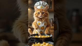 Chef Cat’s Crispy Chips  | The Cutest Cooking Show on the Internet