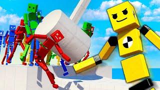 RAGDOLLS Try to Complete Obstacle Course - Fun With Ragdolls: The Game