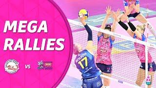 MEGA RALLIES of the match Scandicci - Novara | Serie A1 Tigotà | Lega Volley Femminile 2024/25