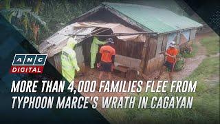 More than 4,000 families flee from Typhoon Marce's wrath in Cagayan | ANC