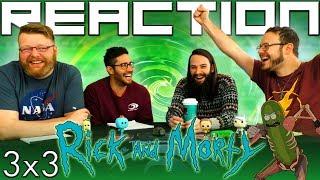 Rick and Morty 3x3 REACTION!! "Pickle Rick"