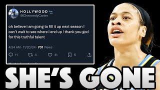 Chennedy Carter Hints That She's LEAVING The Sky in Free Agency...