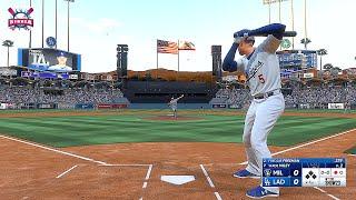 MLB The Show 23 Los Angeles Dodgers vs Milwaukee Brewers - Gameplay 60fps HD