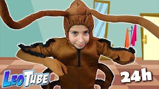 Viviendo 24h como Cucaracha LeoTube