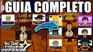 COMO EVOLUIR RÁPIDO NO ALL STAR TOWER DEFENSE│GUIA COMPLETO│PARTE 1│ROBLOX