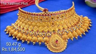 Latest Gold Necklace Designs With Weight and Price-The Fashion Plus