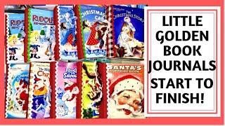 CRAFT FAIR SERIES 2022/LITTLE GOLDEN BOOK JOURNALS/START TO FINISH! #craftycraftsbydeanna