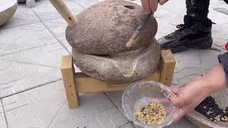 Make stone mill with Stone,Hand-made stone mill collection