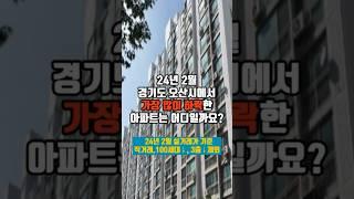 24년 2월 경기도 오산시 아파트 최대하락 TOP 3