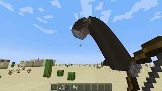 Minecraft: Giant Worm in Desert Behemoths: Sandworms mod