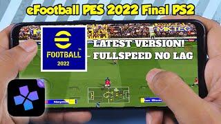 eFootball PES 2022 (PS2) Android Gameplay | DamonPS2 - PS2 Emulator for android