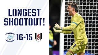 Every Penalty from the LONGEST SHOOTOUT In League Cup History! | PNE vs Fulham