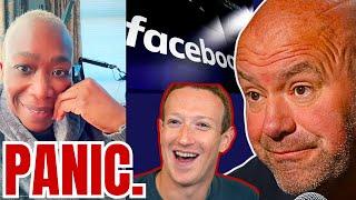 MSNBC Lunatic Joy Reid PANICS over Facebook new FREE SPEECH Policy as UFC's Dana White joins Board!