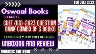 Oswaal Books CUET-23 || CU- CUET 2023 || Unboxing & Review ||Combo of 3 books || Edutricks & Learn