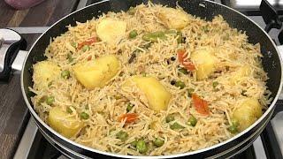 Aloo Matar Pulao By Yasmin’s Cooking