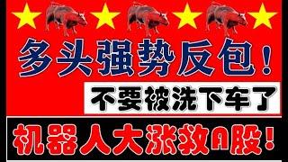 多头强势反包！机器人全面大涨救起A股！散户不要被洗下车了！（2025.2.19股市分析）