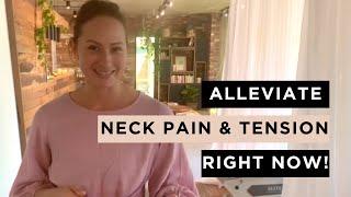 Alleviate Neck Pain and Tension Right Now  The Causes of Neck Pain