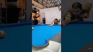 Timo Boll playing billiards