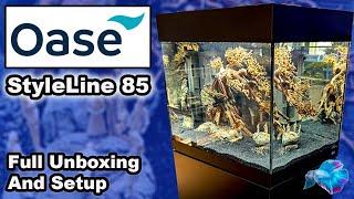 OASE StyleLine 85 Aquarium Full Unbox and Setup! AMAZING TANK!