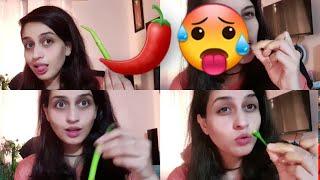 Chilli  eating challenge hiccup?