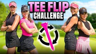 First-Ever Tee Flip Challenge | Losers Eat Sardines & Wasabi | Golf Girl Games