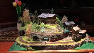 55cm*55cm HOe model train layout