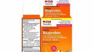 Infant Ibuprofen Recall Expanded for Dosage Concerns