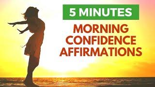 5 Minute Morning Affirmations for Confidence | 21 Day Challenge