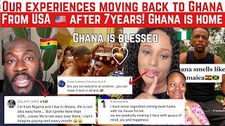 OUR EXPERIENCES MOVING BACK TO GHANA FROM USA AFTER 7 YEARS! GHANA IS HOME