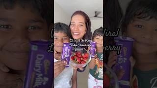 സംഭവം കിടു  Viral London Strawberry Chocolate  #testingviralhacks #viraltiktok