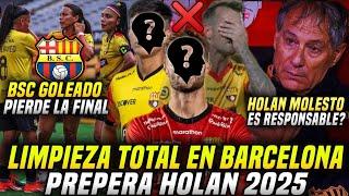 LIMPIEZA TOTAL EN BARCELONA SC 2025! HOLAN MOLESTO, es el RESPONSABLE? BSC FUE GOLEADO en la FINAL