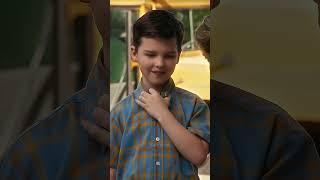 Sheldon's first day in school  - Young Sheldon #shorts