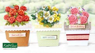 Flower Patch Pots Card Making Kit