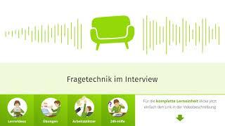 Fragetechnik im Interview einfach erklärt | sofatutor