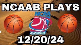 College Basketball Picks and Predictions Today 12/20/24