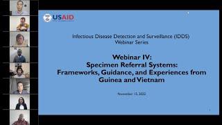 IDDS Webinar: Specimen Referral Systems Frameworks, Guidance and Experiences from Guinea and Vietnam