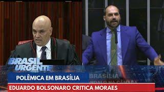 Confusões em Brasília entre Eduardo Bolsonaro e Alexandre de Moraes | Brasil Urgente