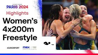 DOMINATION!  | Women's Swimming 4x200m Freestyle Relay Highlights | #Paris2024