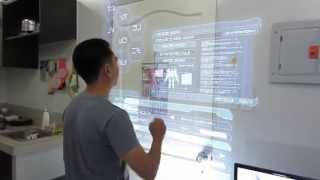 Pinoy 3D Visual Effects - Holographic touch screen monitor