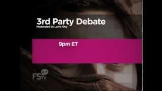 Presidential Debate with 3rd Party Candidates Moderated by Larry King